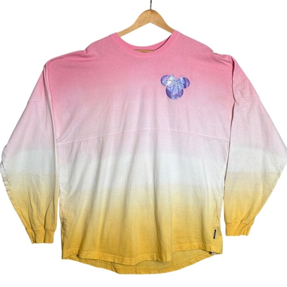 Disney Parks Bonjour Minnie Mouse Spirit Jersey Ombré XL 2022 Release Retired